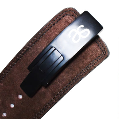 Aaylans Dark Brown Weightlifting Lever Belt