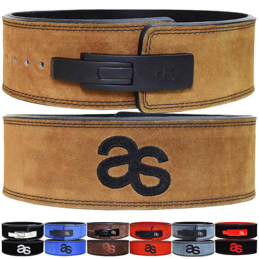 Aaylans Brown Weightlifting Lever Belt
