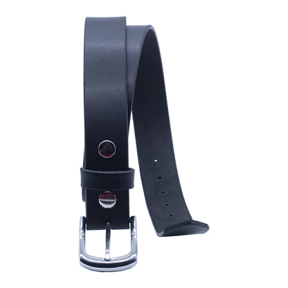 Set of 3 – 2 Wallets + 1 Genuine Leather Belt – Biker Gift Set