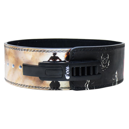 Anime Lever Gym Belt - 10MM Heavy Duty Baki Hanma Themed Weightlifting Gym Belt for Squats, Deadlifts, Back Support During Heavy Lifting