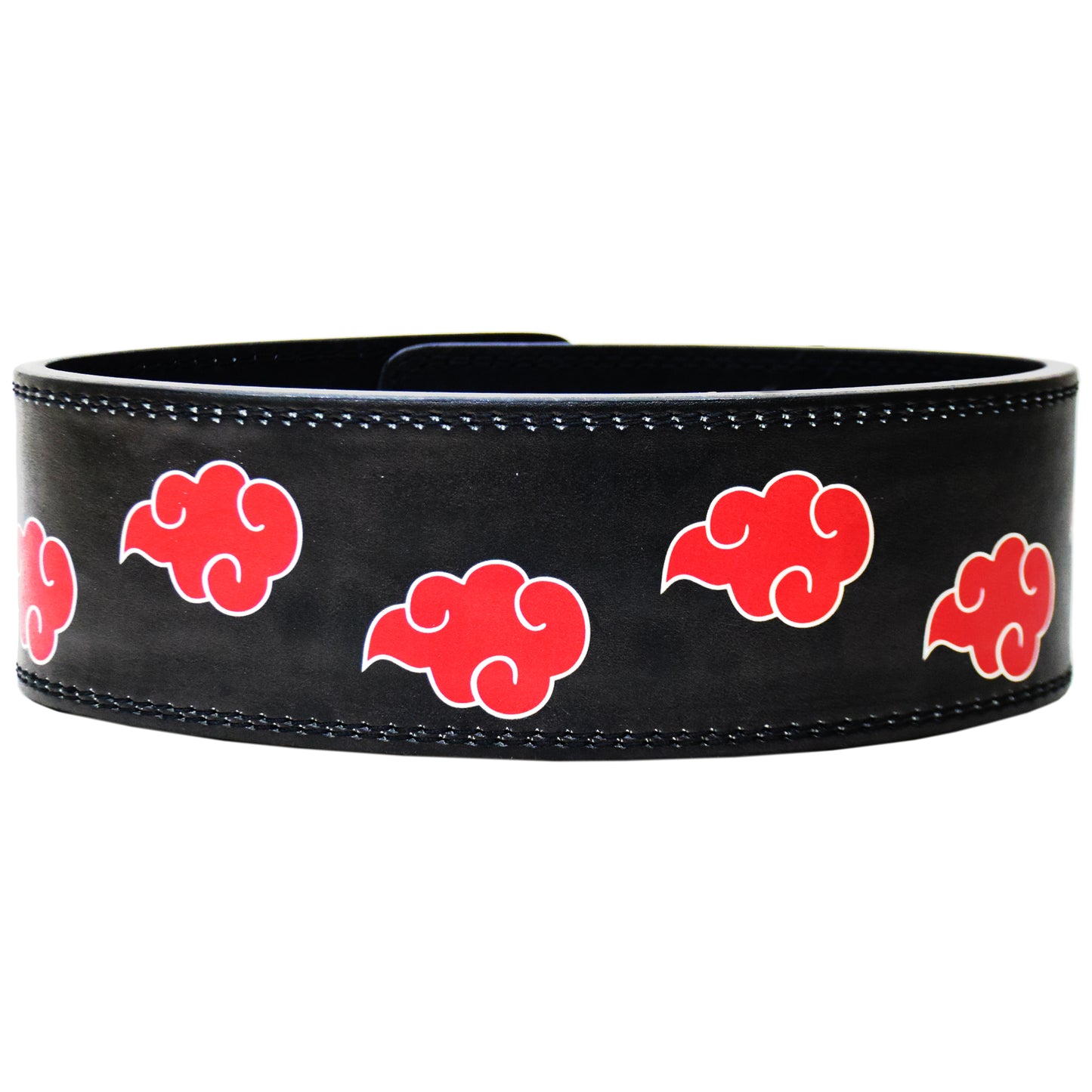 Red Cloud Anime Custom Lever Weightlifting Belt – 10MM Heavy Duty Powerlifting Gym Belt with Adjustable Buckle for Squats, Deadlifts, and Perfect Back Support for Men & Women (Basic Buckle)
