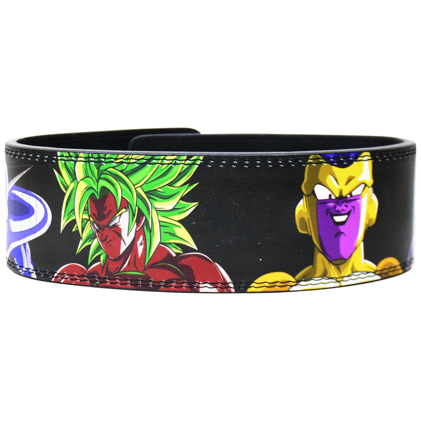 Anime Custom Lever Weightlifting Belt Dragon Ball Z themed – 10MM Heavy Duty Powerlifting Gym Belt with Adjustable Buckle for Squats, Deadlifts, and Perfect Back Support for Men & Women (Basic Buckle)