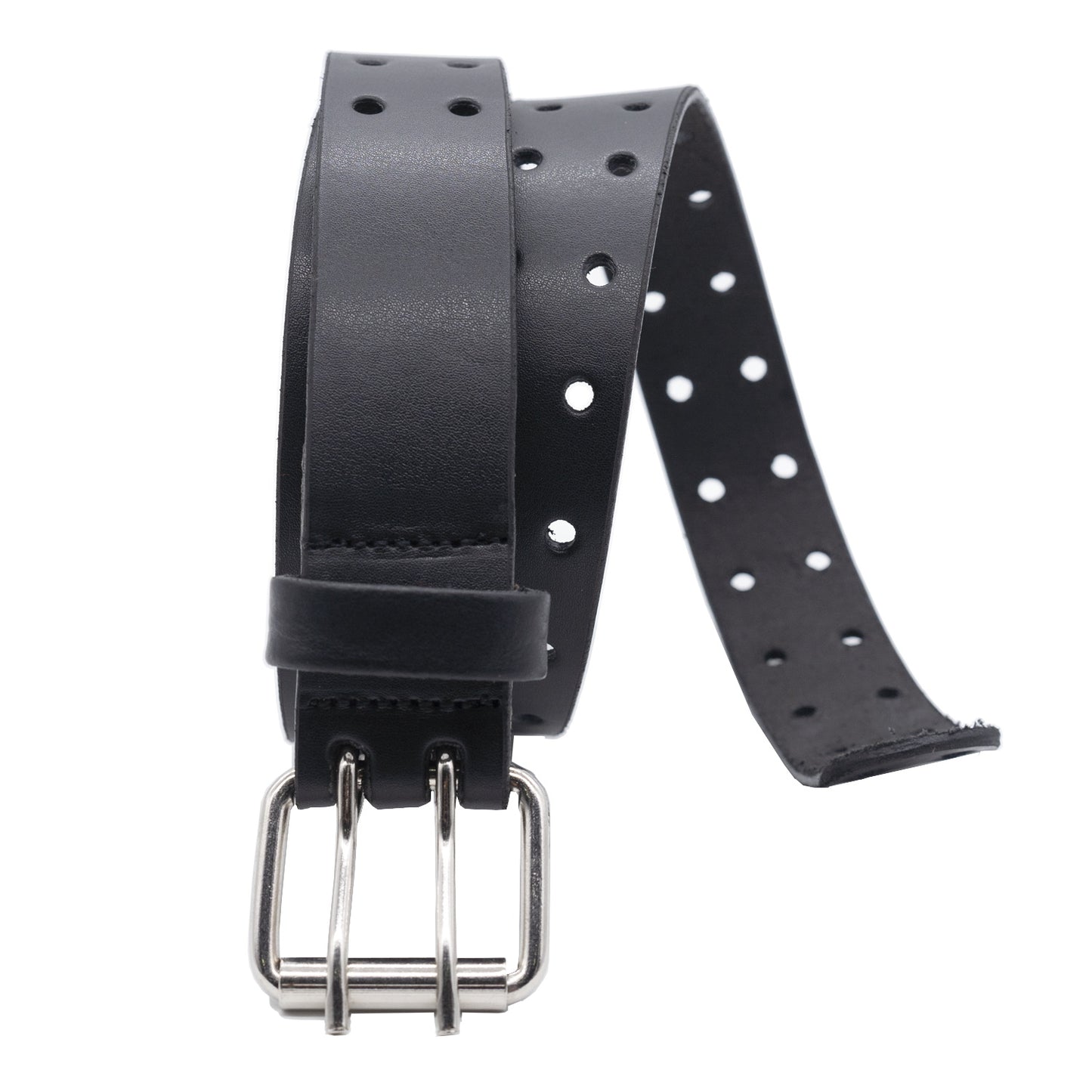 Set of 3 – 2 Wallets + 1 Genuine Leather Belt – Biker Gift Set