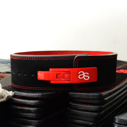 Aaylans Red Weightlifting Lever Belt