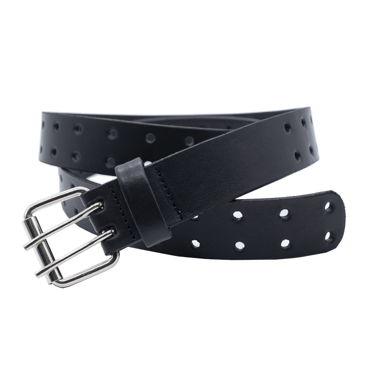 Set of 3 – 2 Wallets + 1 Genuine Leather Belt – Biker Gift Set