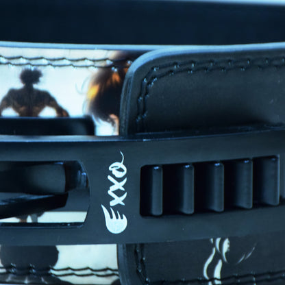 Anime Lever Gym Belt - 10MM Heavy Duty Baki Hanma Themed Weightlifting Gym Belt for Squats, Deadlifts, Back Support During Heavy Lifting