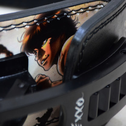 Anime Lever Gym Belt - 10MM Heavy Duty Baki Hanma Themed Weightlifting Gym Belt for Squats, Deadlifts, Back Support During Heavy Lifting