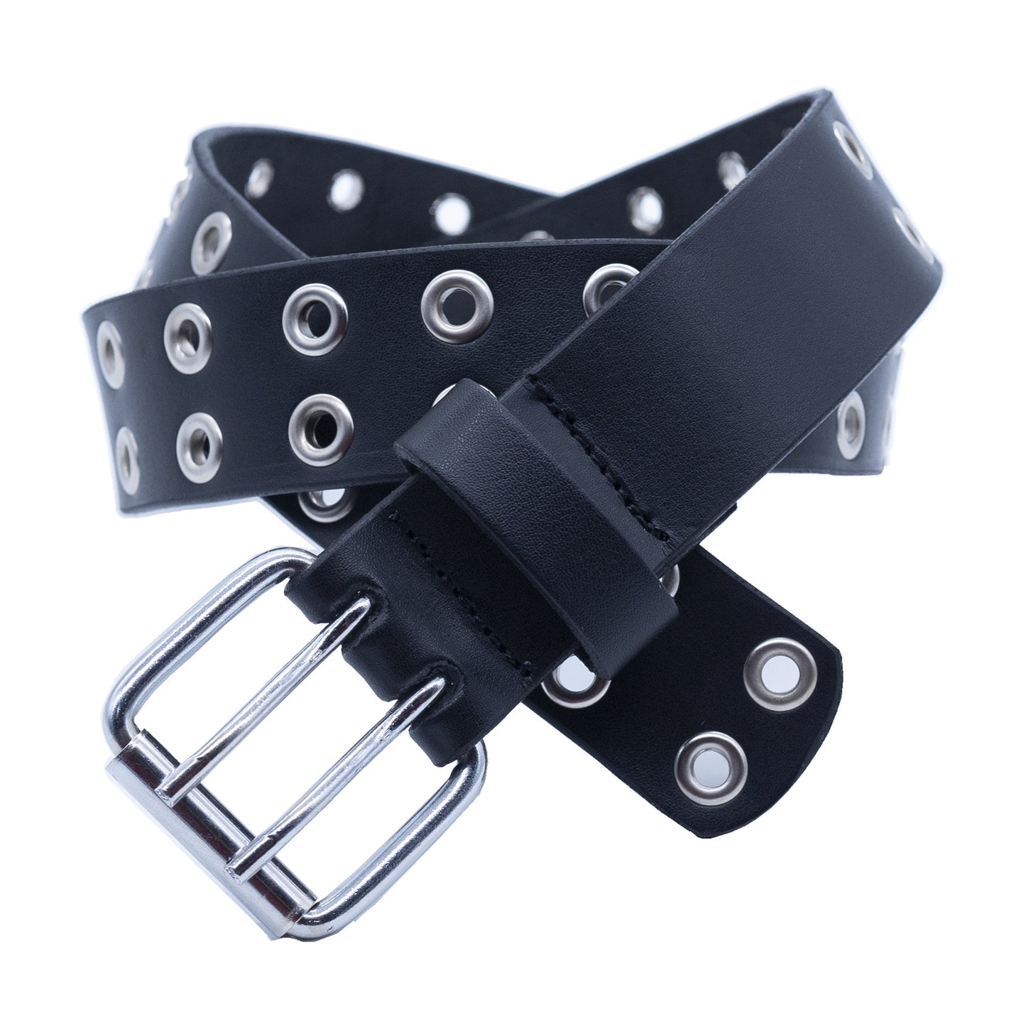 Set of 3 – 2 Wallets + 1 Genuine Leather Belt – Biker Gift Set