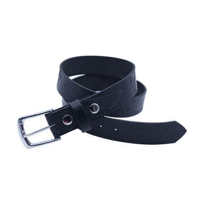 Set of 3 – 2 Wallets + 1 Genuine Leather Belt – Biker Gift Set