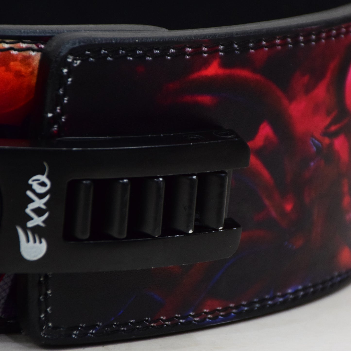 Anime Weight Lifting Belt with Naruto theme Heavy Duty Leather for Gym Strength Training, Weightlifting, and Powerlifting, Adjustable