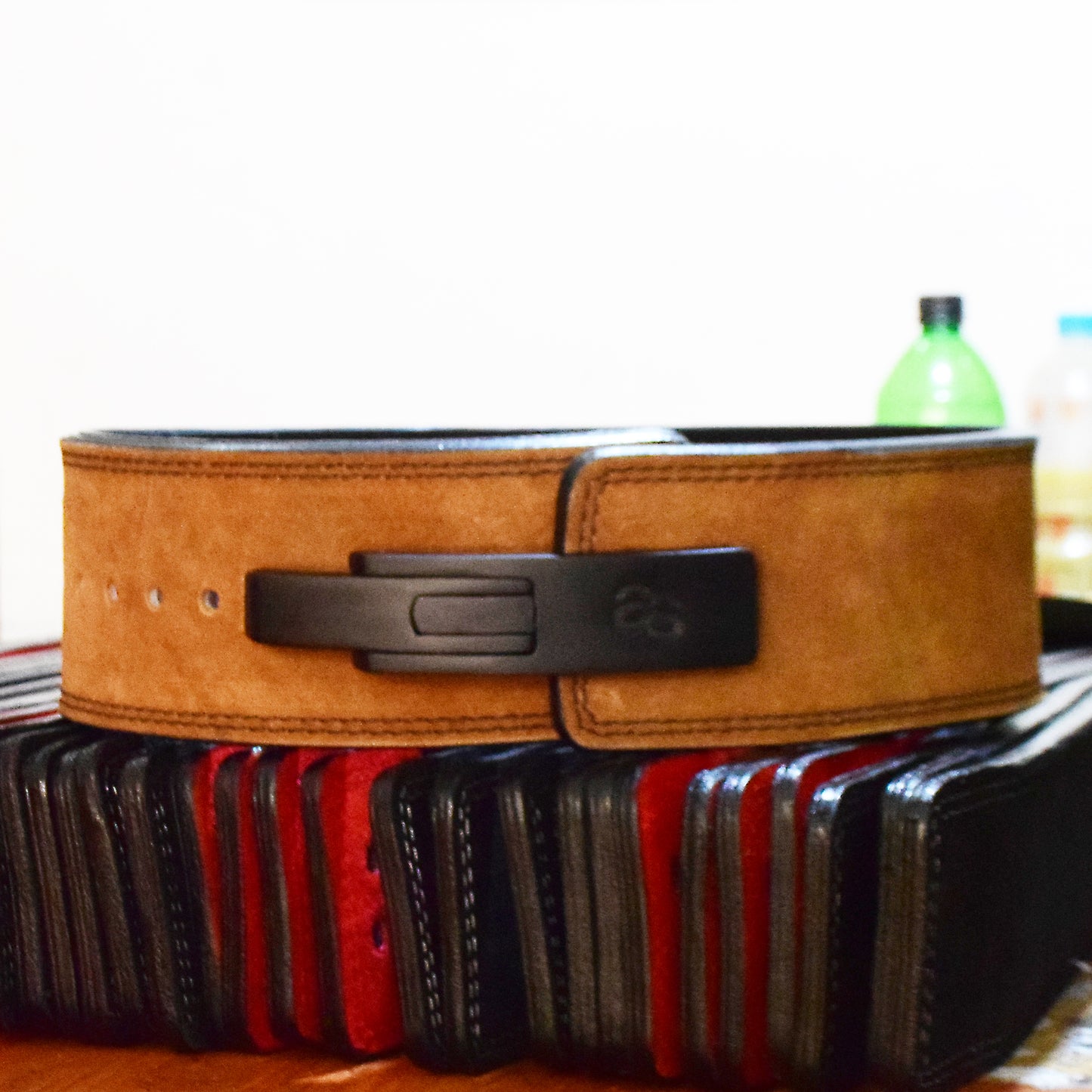 Aaylans Brown Weightlifting Lever Belt