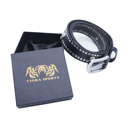 Set of 3 – 2 Wallets + 1 Genuine Leather Belt – Biker Gift Set