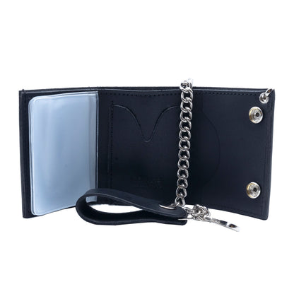 Set of 3 – 2 Wallets + 1 Genuine Leather Belt – Biker Gift Set