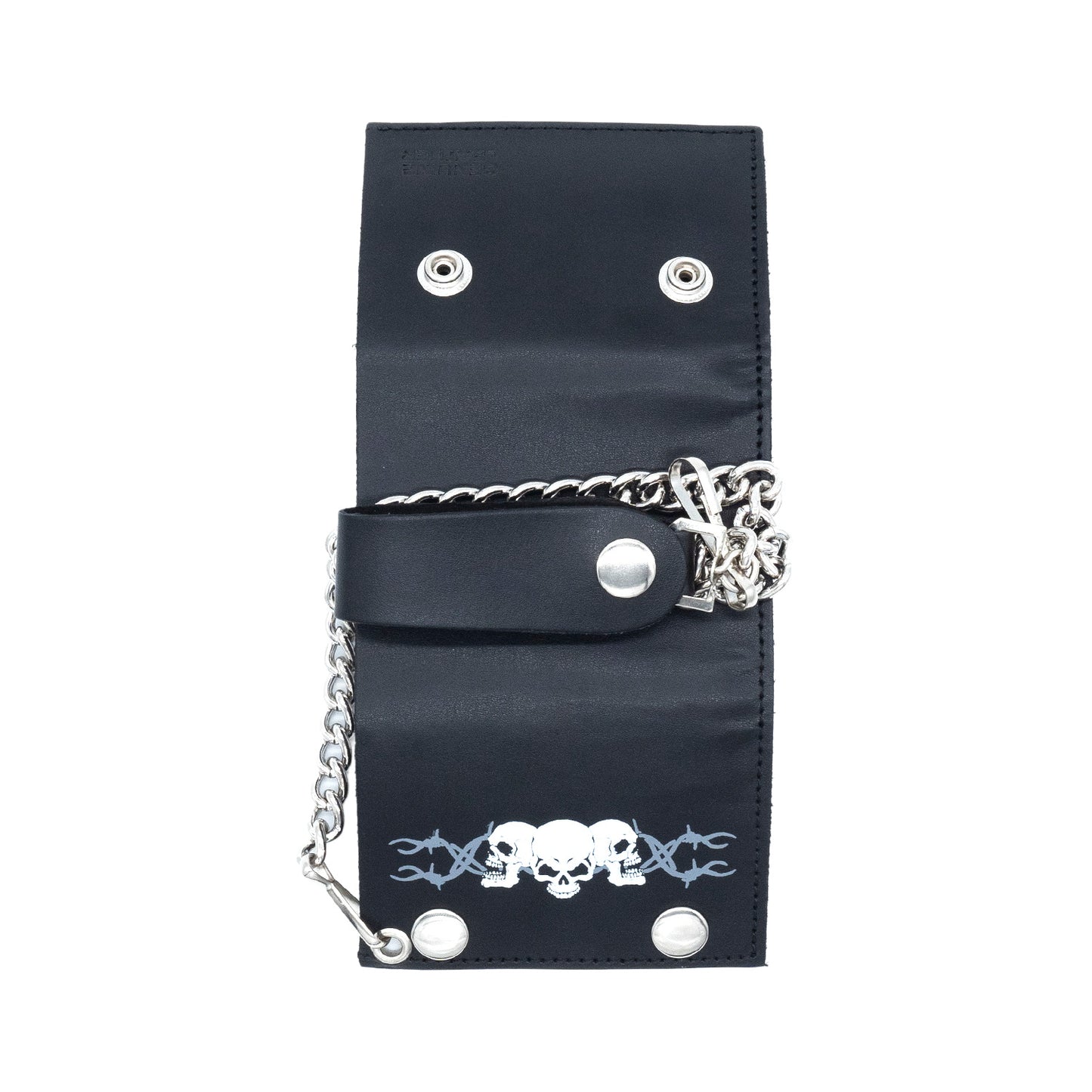 Set of 3 – 2 Wallets + 1 Genuine Leather Belt – Biker Gift Set