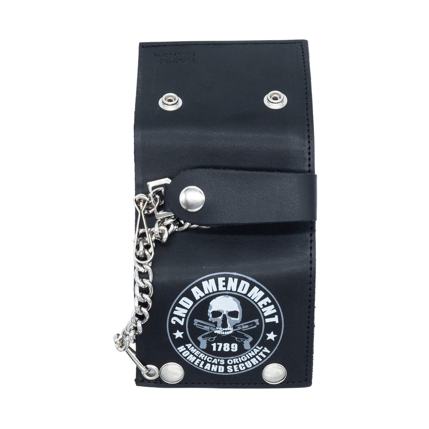 Set of 3 – 2 Wallets + 1 Genuine Leather Belt – Biker Gift Set