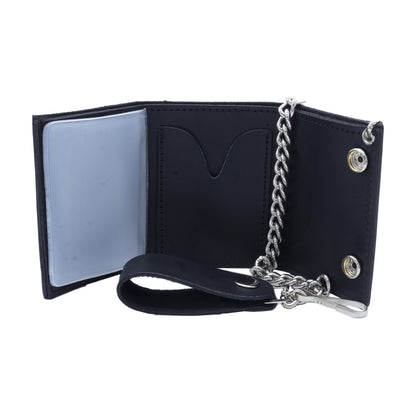 Set of 3 – 2 Wallets + 1 Genuine Leather Belt – Biker Gift Set